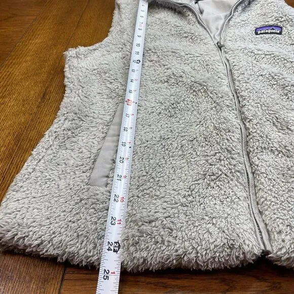 Patagonia Womens Los Gatos Fleece Zip Vest Gray Large - Picture 6 of 7